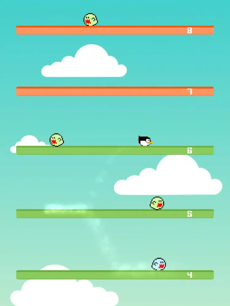 Zrzuty ekranu Penguin Fly - Radical Flappy Pengu Flying Skyward Safari iPad 