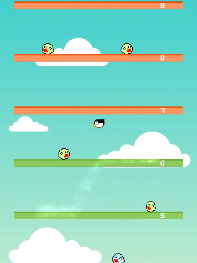 Zrzuty ekranu Penguin Fly - Radical Flappy Pengu Flying Skyward Safari iPad 