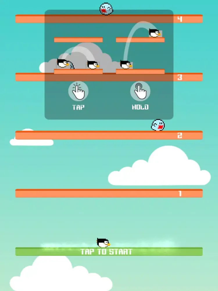 Zrzuty ekranu Penguin Fly - Radical Flappy Pengu Flying Skyward Safari iPad 