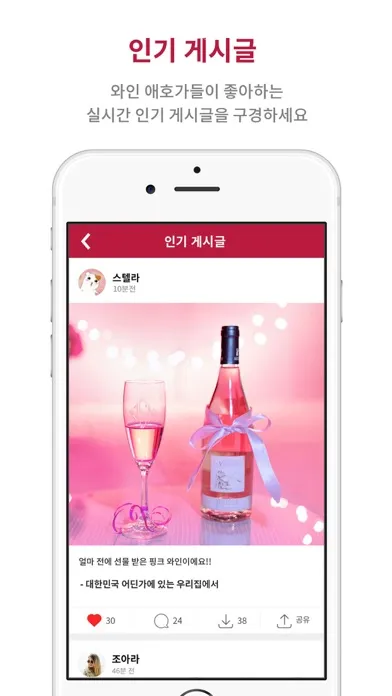 ภาพหน้าจอของ 와인 판 - 소믈리에의 조언