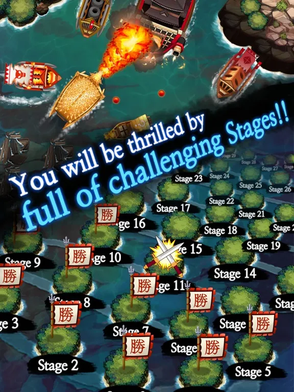 Ảnh chụp màn hình của Heroes of Battleship iPad 