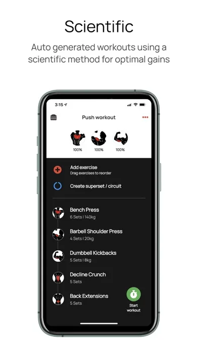 PowGo - Weight & Gym Workout स्क्रीनशॉट