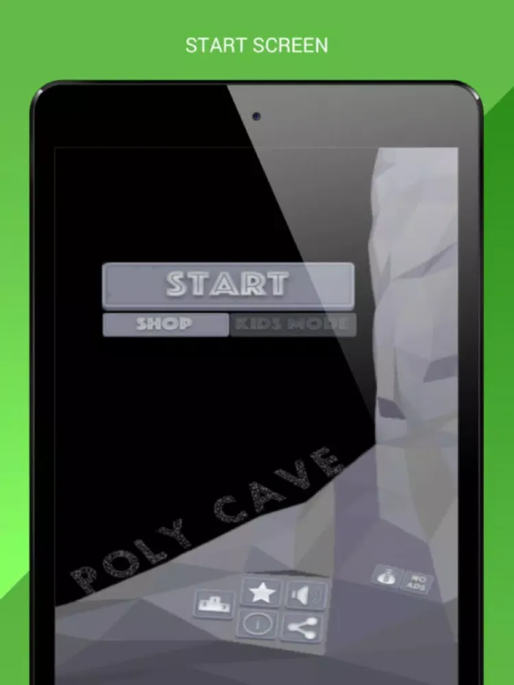 Tangkapan skrin Poly Cave iPad 