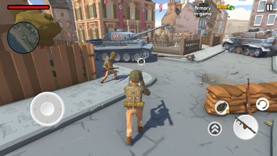 Tangkapan layar World War II Polygon Army