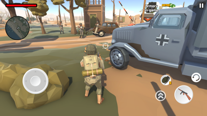 Tangkapan layar World War II Polygon Army