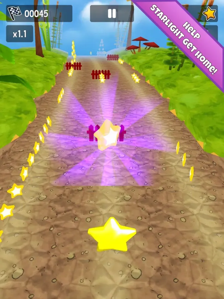 ภาพหน้าจอของ Star Run! : Rainbow Galaxy iPad 