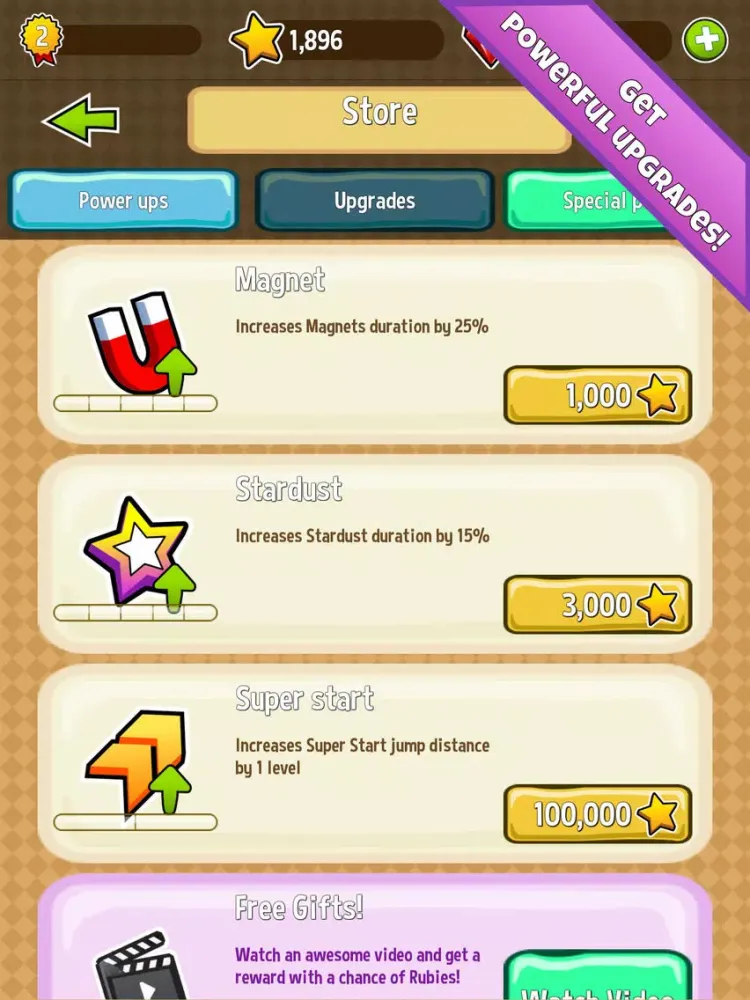 ภาพหน้าจอของ Star Run! : Rainbow Galaxy iPad 