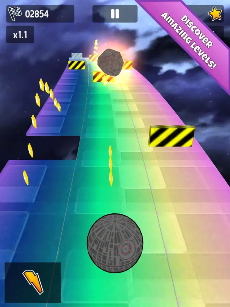 ภาพหน้าจอของ Star Run! : Rainbow Galaxy iPad 