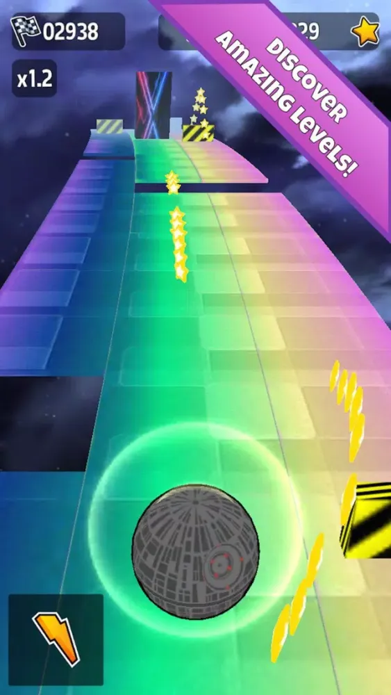 ภาพหน้าจอของ Star Run! : Rainbow Galaxy
