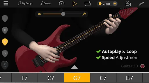 Guitar 3D: Learn guitar chords Ekran Görüntüleri