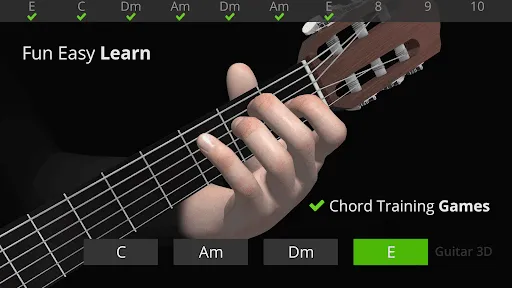 Guitar 3D: Learn guitar chords Ekran Görüntüleri