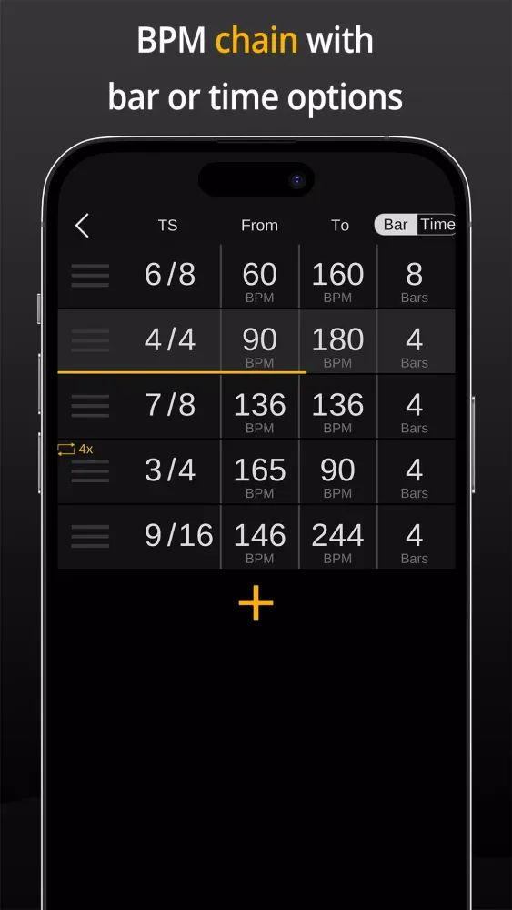 ภาพหน้าจอของ Metronome by Polygonium