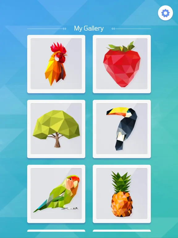 ภาพหน้าจอของ Polymind 3D Puzzle iPad 
