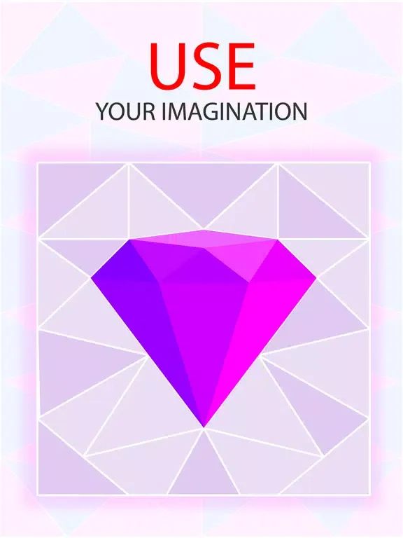 Tangkapan skrin Poly artwork puzzle iPad 