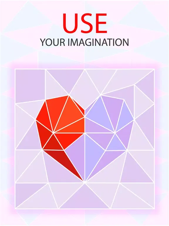 Tangkapan skrin Poly artwork puzzle iPad 