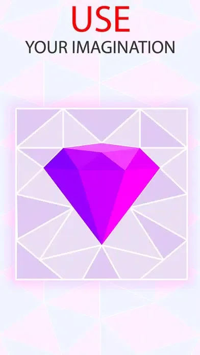 Tangkapan skrin Poly artwork puzzle