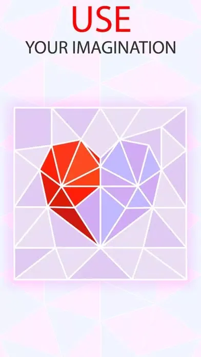 Tangkapan skrin Poly artwork puzzle
