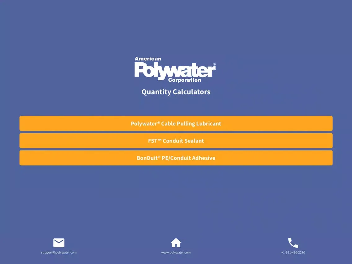 Captures d'écran de Polywater Product Calculators iPad 