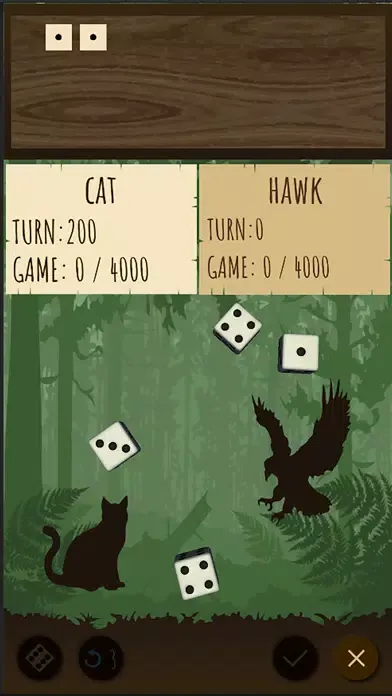 Screenshot di Farkle Safari