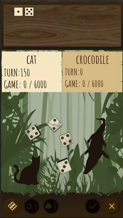 Screenshot di Farkle Safari