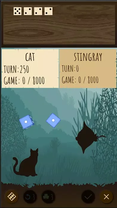Screenshot di Farkle Safari