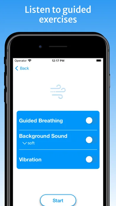 Tangkapan layar BreatheBro: Breathing Exercise