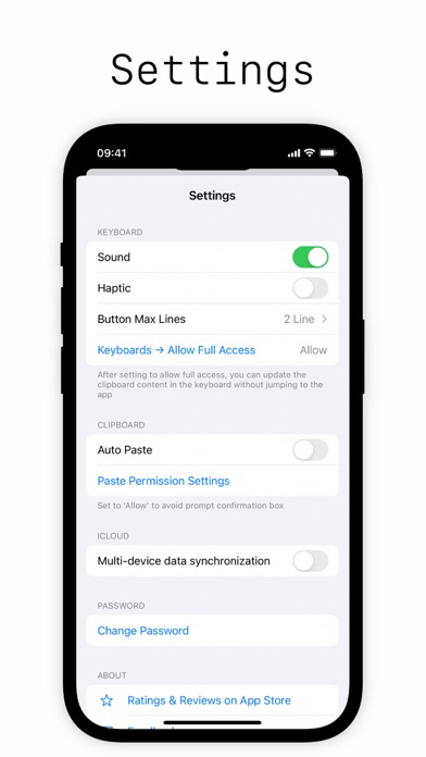 Captures d'écran de Phrase Keyboard - Quick Type