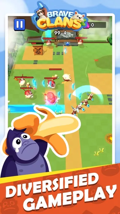 Capturas de tela do Brave clans