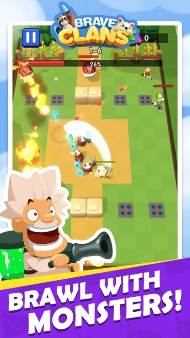 Capturas de tela do Brave clans