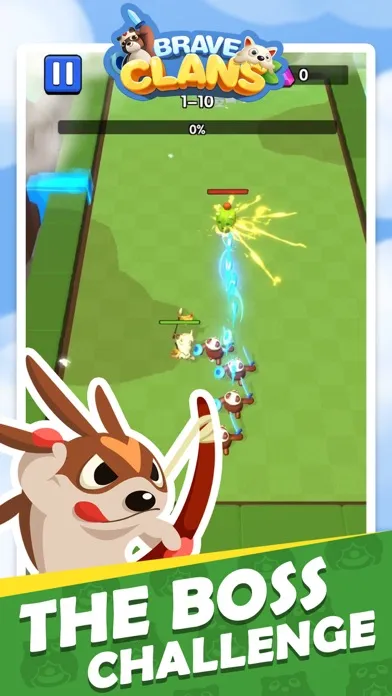 Capturas de tela do Brave clans