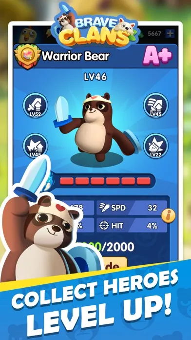 Capturas de tela do Brave clans