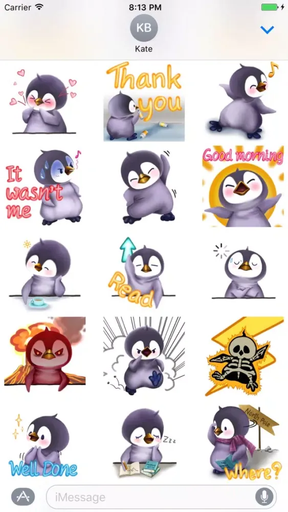 Penguin Bo Sticker Pack Screenshots