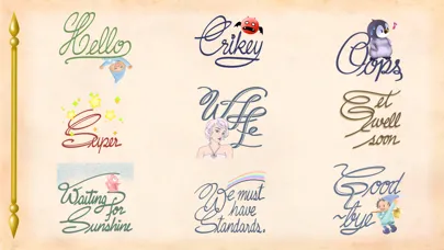 Cursive Script Stickers应用截图