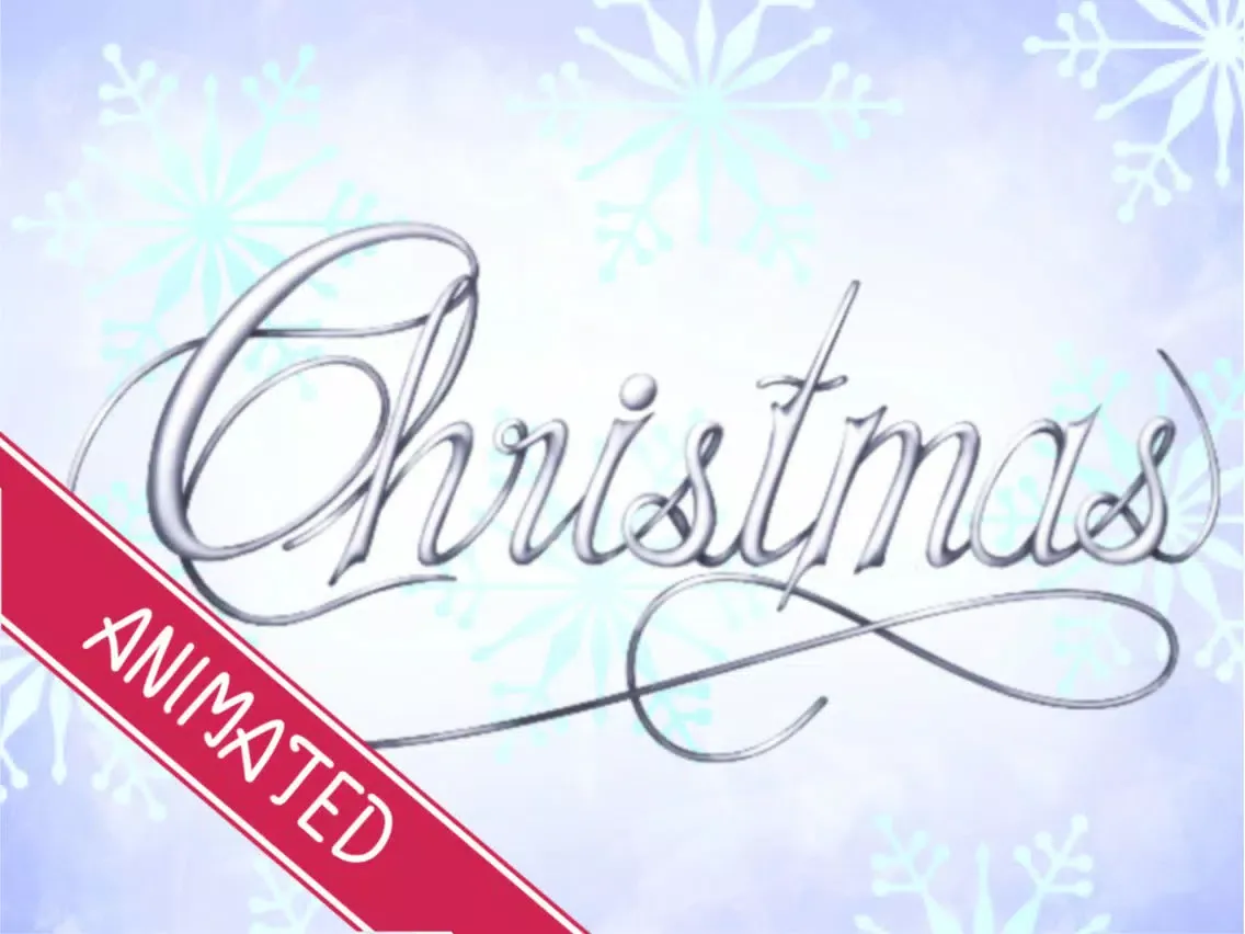 Capturas de tela do Animated Christmas Script v2 iPad 