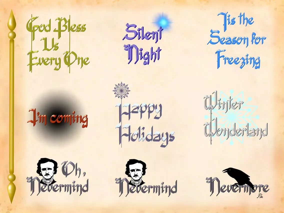 Gothic Winter Cursive Script iPad  스크린샷
