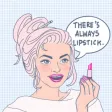 Norma: Vintage Beauty Stickers for Text Messages Norma: Vintage Beauty Stickers for Text Messages