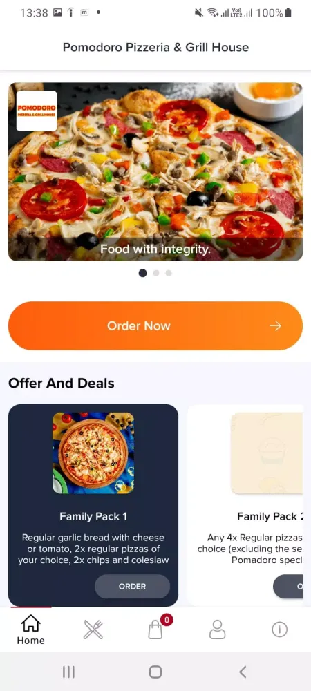 Pomodoro Pizzeria &Grill House स्क्रीनशॉट