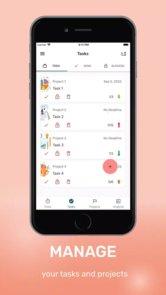 Pomodoro Timer & ToDo Planner应用截图