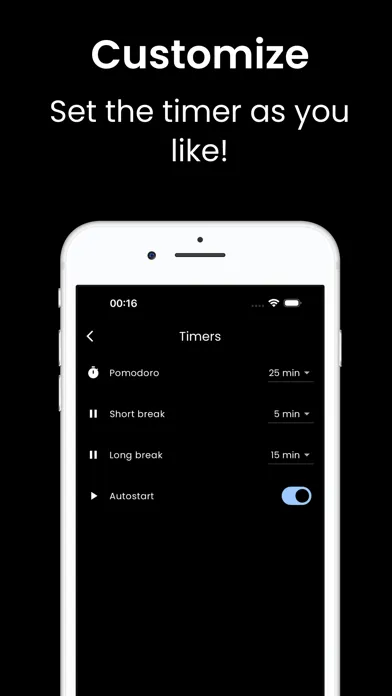 Minti: Focus Timer سکرین شاٹس