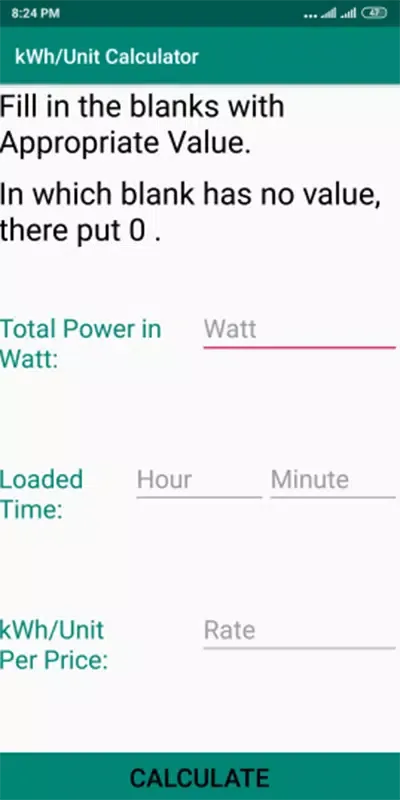 تصاویر kWh/Unit Calculator
