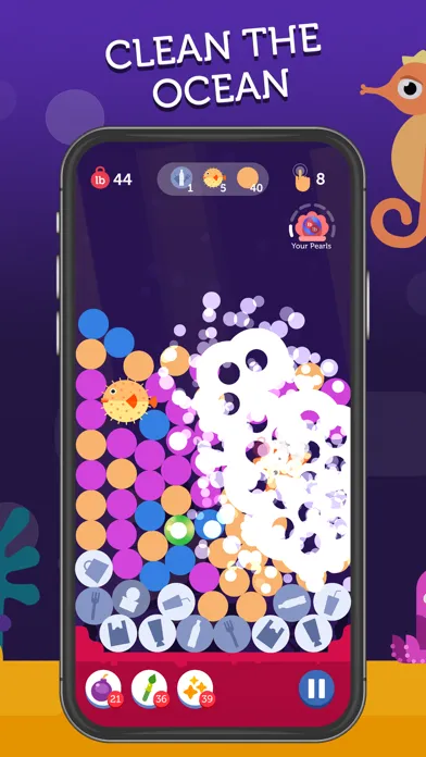 Bubblesome – Clean the Ocean! Ekran Görüntüleri