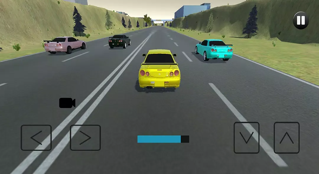 ภาพหน้าจอของ Driving Skyline R34 Drift Car