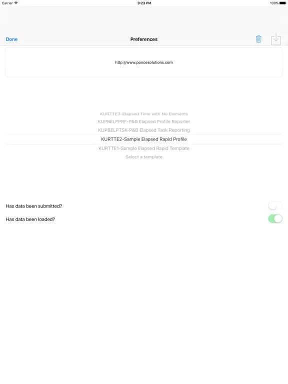 Zrzuty ekranu PSTime for PeopleSoft iPad 