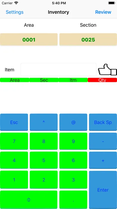 Tangkapan layar Retail Physical Inventory