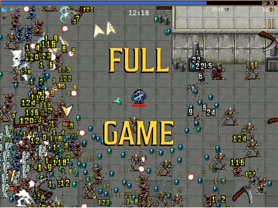 Capturas de tela do Vampire Survivors iPad 