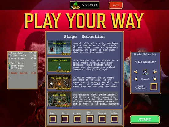 Capturas de tela do Vampire Survivors iPad 