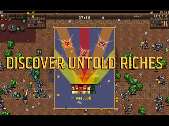 Capturas de tela do Vampire Survivors iPad 