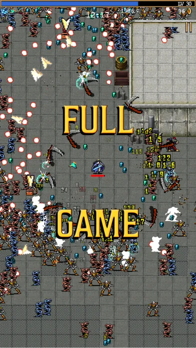 Capturas de tela do Vampire Survivors