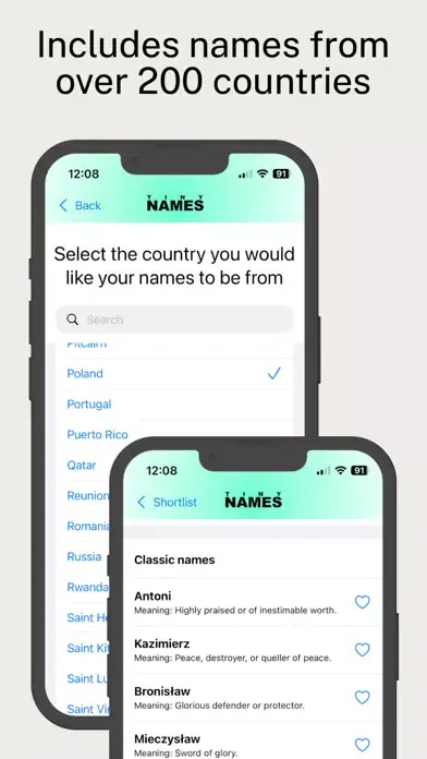 Tiny Names: Find a baby name 스크린샷