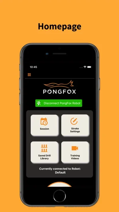 PongFox Table Tennis Robot スクリーンショット